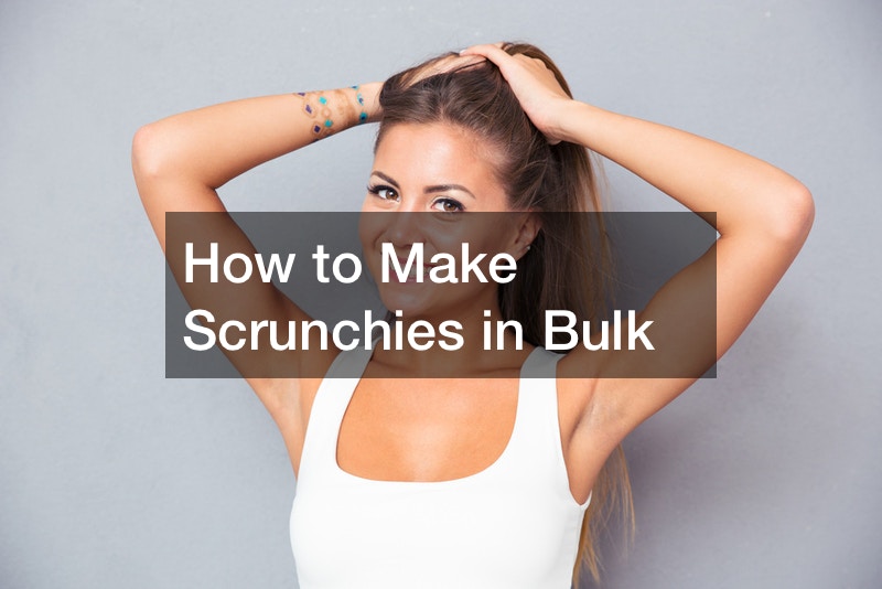 How to Make Scrunchies in Bulk