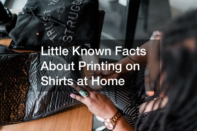 Little Known Facts About Printing on Shirts at Home
