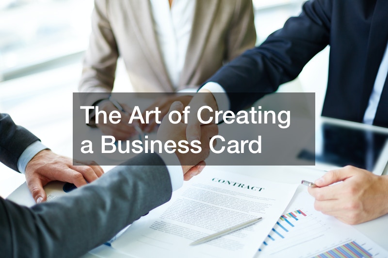 The Art of Creating a Business Card